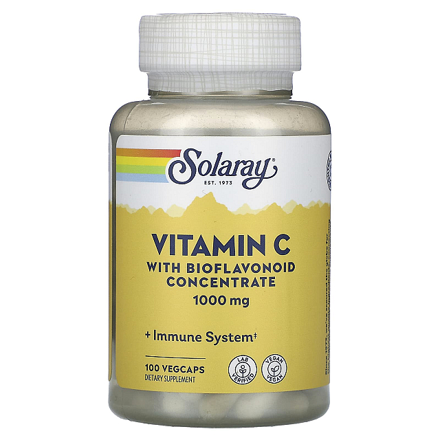 Vitamin C with Bioflavonoids 1000mg (100 VegCaps)