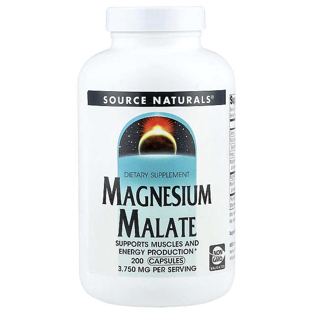 Magnesium Malate (200 Capsules)