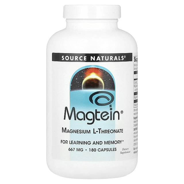 Magtein Magnesium L-Threonate (180 Capsules)