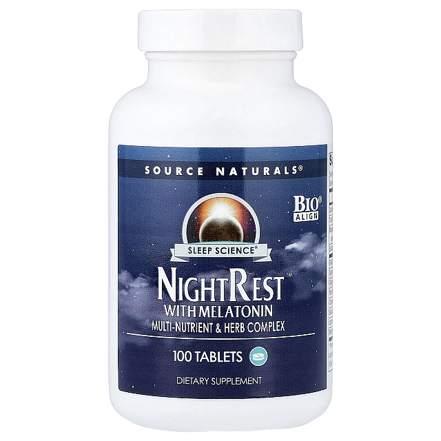 Sleep Science NightRest With Melatonin	(100 Tablets)