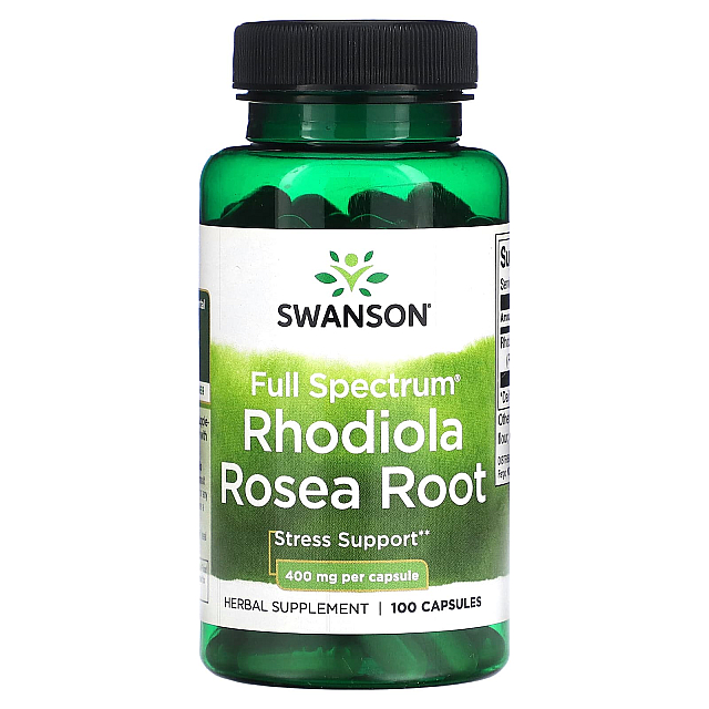 Full Spectrum Rhodiola Rosea Root 400 mg (100 caps)  