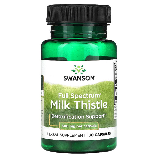 Milk Thistle 500 mg Full Spectrum (30 caps)  