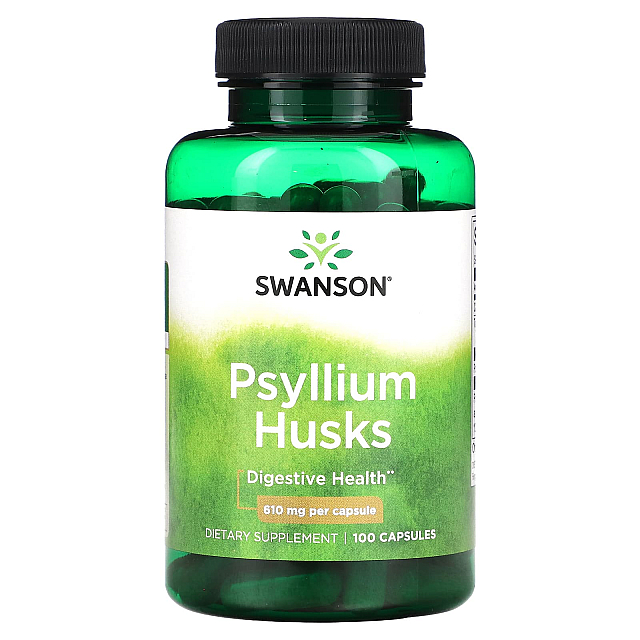 Psyllium Husks 610 mg (100 caps)  