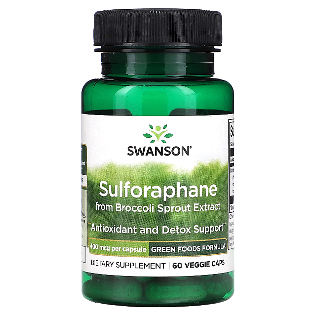 Sulforaphane from Broccoli Sprout Extract 400 mcg (60 veg caps)  
