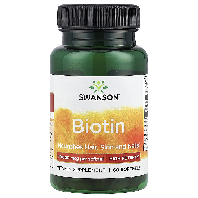 Biotin High Potency 10,000 mcg (60 Sgels) 