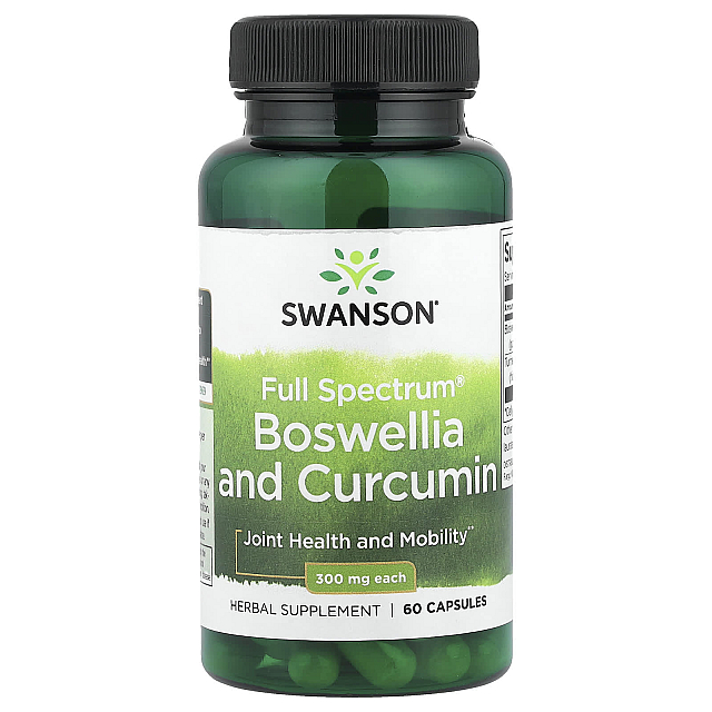 Boswellia and Curcumin Full Spectrum 	(60 Caps)