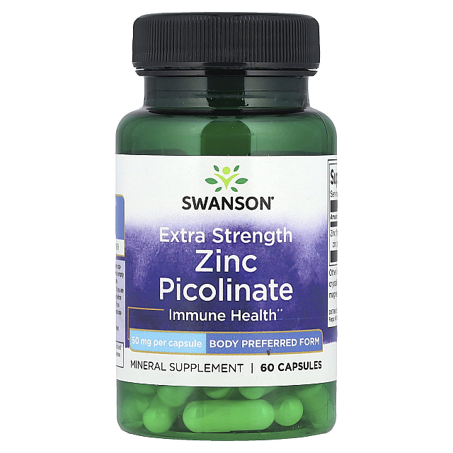 Zinc Picolinate Extra Strength 50 mg  (60 caps)  