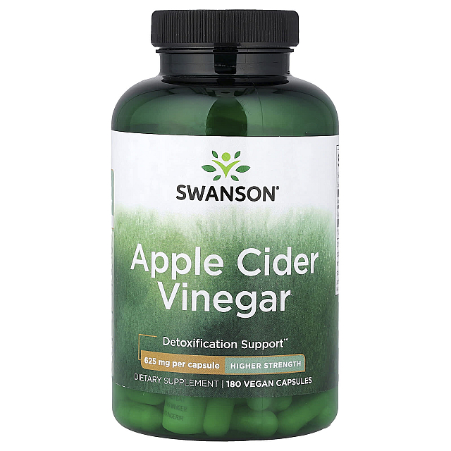 Apple Cider Vinegar Higher Strength 625 mg Per capsule (180 Vegan Capsules)