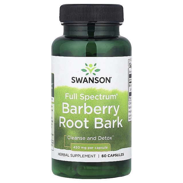 Full Spectrum Barberry Root Bark 450 mg (60 Capsules)