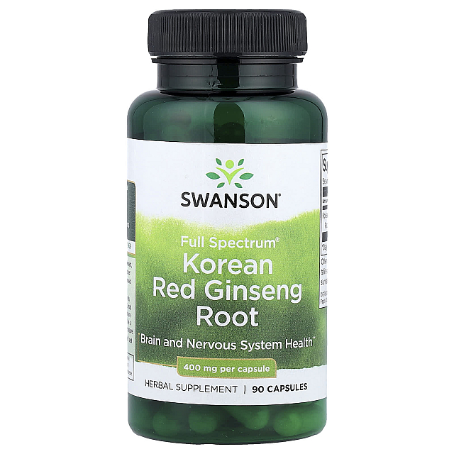 Full Spectrum Korean Red Ginseng Root	(90 caps)