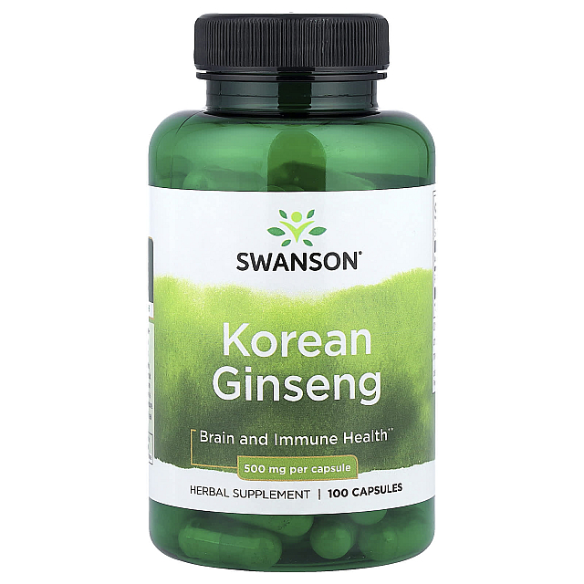 Korean Ginseng 500 mg  (100 Capsules)