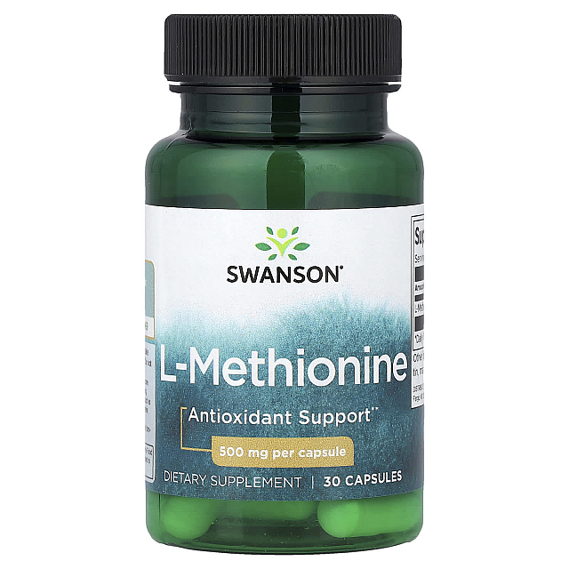 L-Methionine 500 mg	(30 Capsules)