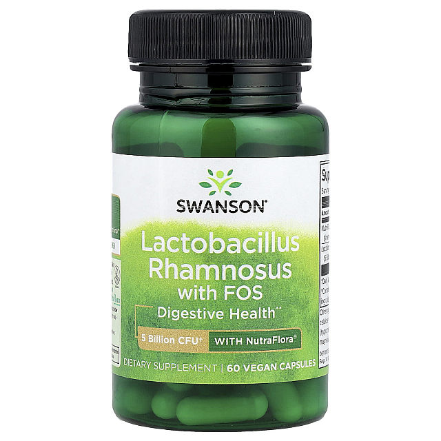 Lactobacillus Rhamnosus With FOS	(60 Vegan Capsules)