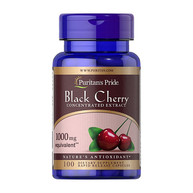 Black Cherry Concentrated Extract 1000 mg (100 caps)  