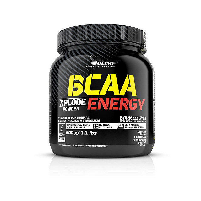 BCAA Xplode Energy (500 g) Fruit punch 