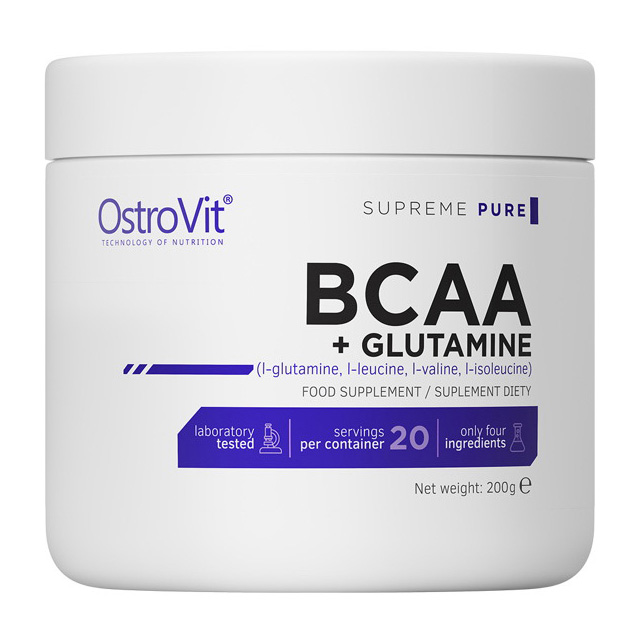 100% BCAA+Glutamine (200 g)  Pure