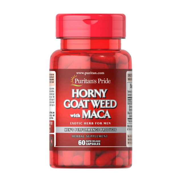 Horny Goat Weed with Maca 500 mg / 75 mg (60 caps)  