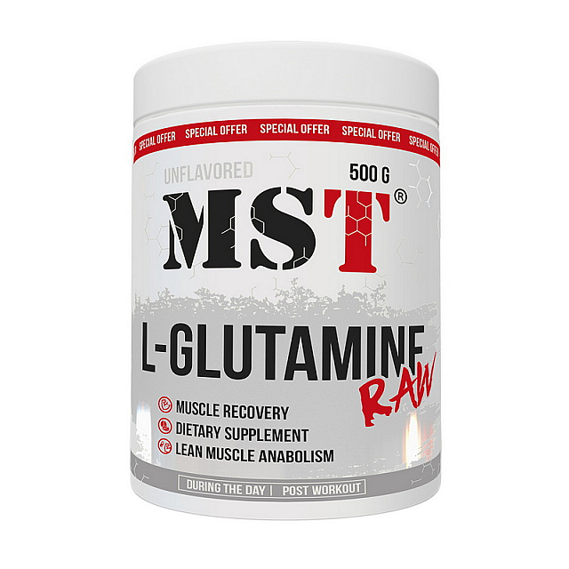 L-Glutamine Raw (500 g)  Unflavored