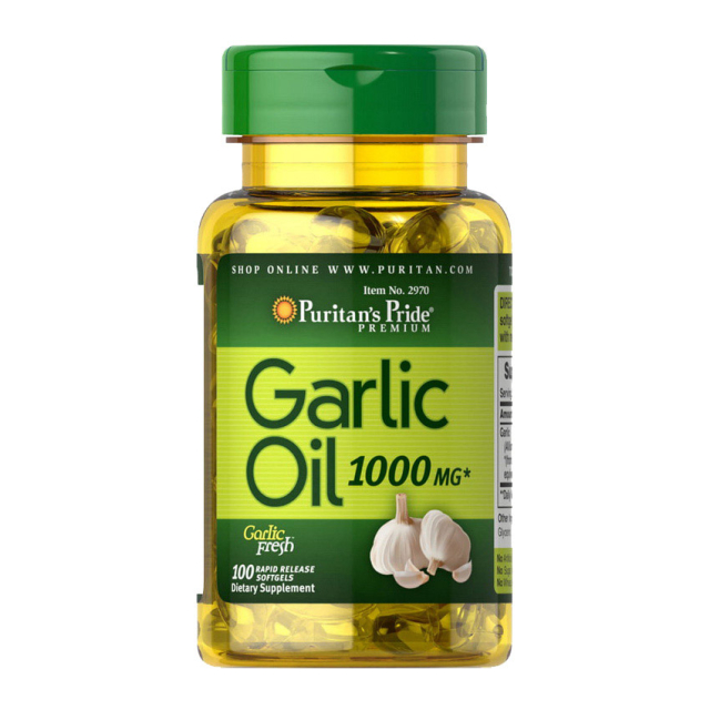 Garlic Oil 1000 mg (100 softgels)  