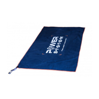 Fitness Towel PS-7005 (100*50 cm)  Black/Blue