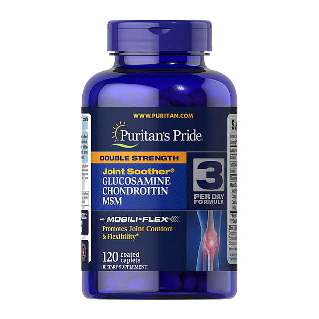 Double Strength Glucosamine, Chondroitin & MSM (120 caplets)  