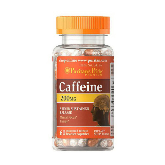 Caffeine 200 mg (60 caps)  