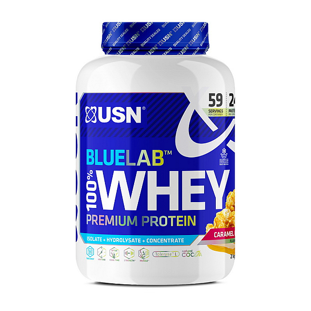 Blue Lab 100% Whey Premium Protein (2 kg)  Raspberry ripple