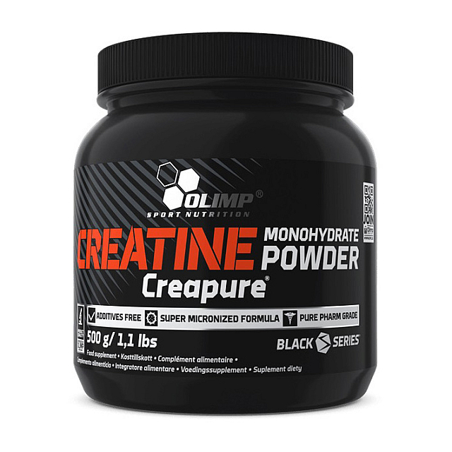 Creatine Monohydrate Powder Creapure (500 g) Unflavored 