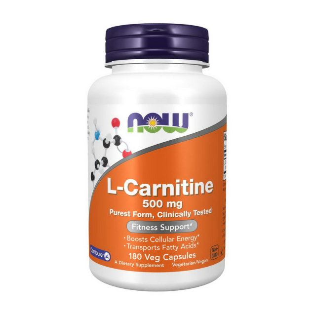 L-Carnitine 500 mg purest form (180 veg caps)  