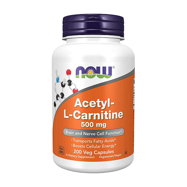 Acetyl-L-Carnitine 500 (200 veg caps)  