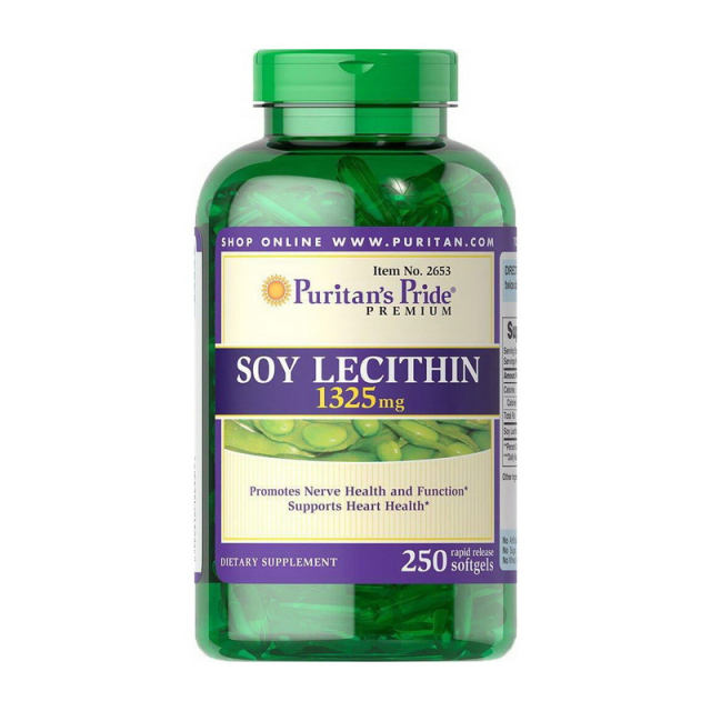 Soy Lecithin 1325 mg (250 softgels)  