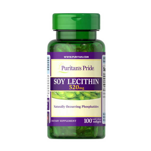 Soy Lecithin 520 mg (100 softgels)  