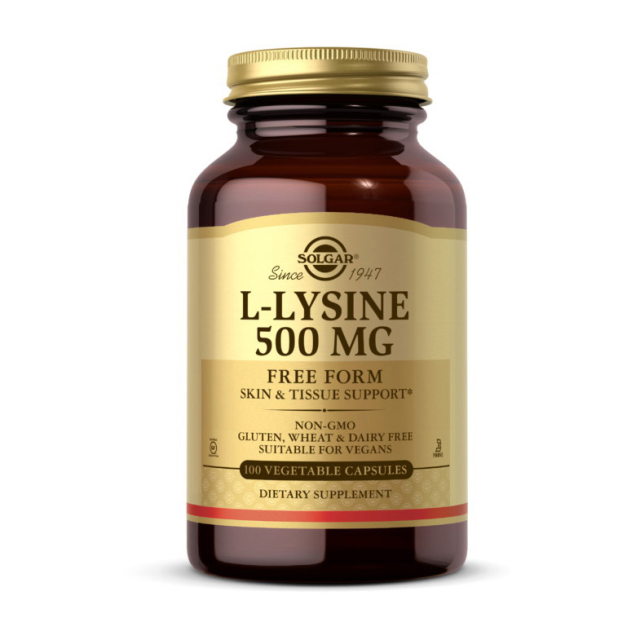 L-Lysine 500 mg (100 veg caps)  