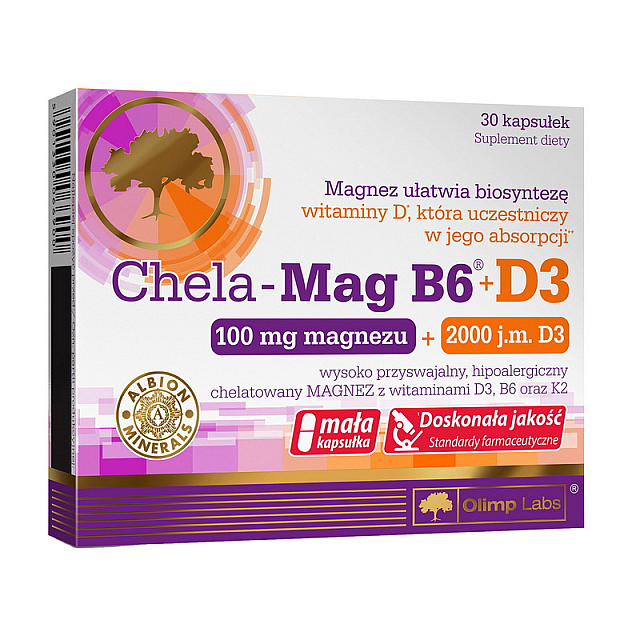 Chela-Mag B6 + D3 (30 caps)  