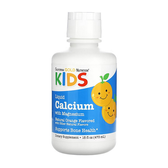 Liquid Kids Calcium with Magnesium (473 ml) Natural orange 