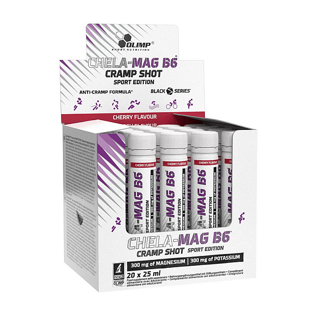 Chela-Mag B6 Cramp Shot Sport Edition (20 x 25 ml) Cherry 