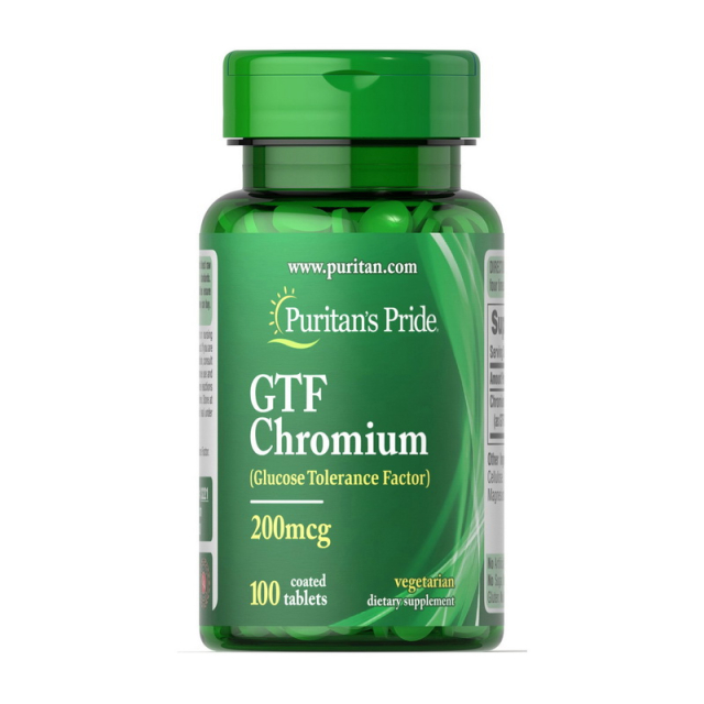 GTF Chromium 200 mcg (100 tab)  