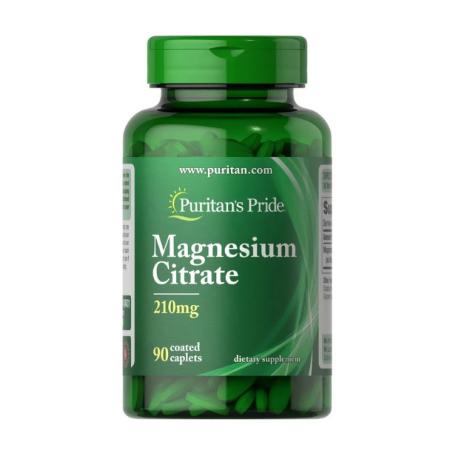 Magnesium Citrate 210 mg (90 caplets)  