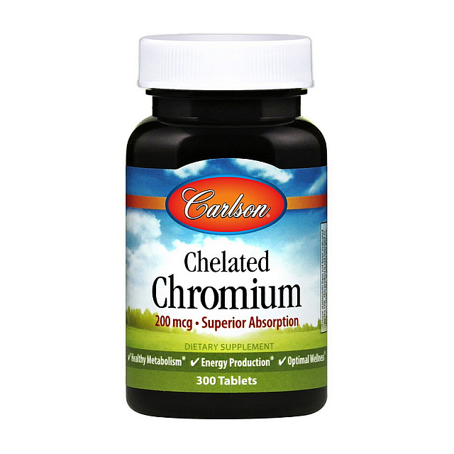 Chelated Chromium 200 mcg (300 tabs)  