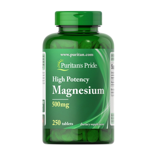 Magnesium 500 mg High Potency (250 tablets)  