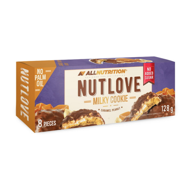 Nutlove Milky Cookies (128 g)  Caramel-peanut