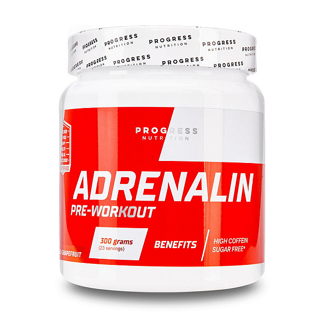 Adrenalin Pre-Workout (300 g) Orange-grapefruit 