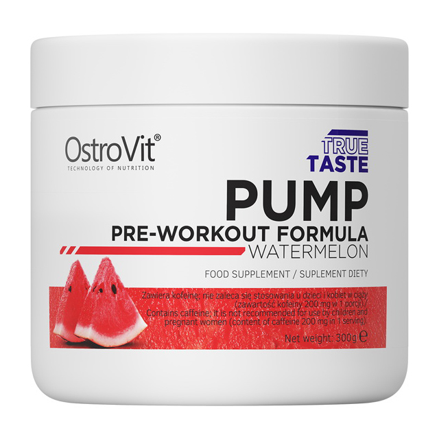 PUMP Pre-Workout Formula (300 g)  Lemon