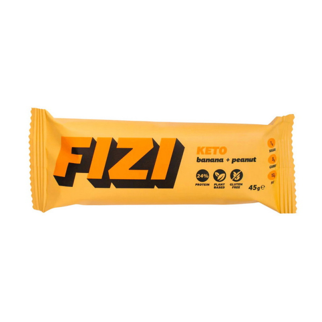 Fizi Keto Protein Bar (45 g)  Banana-peanut