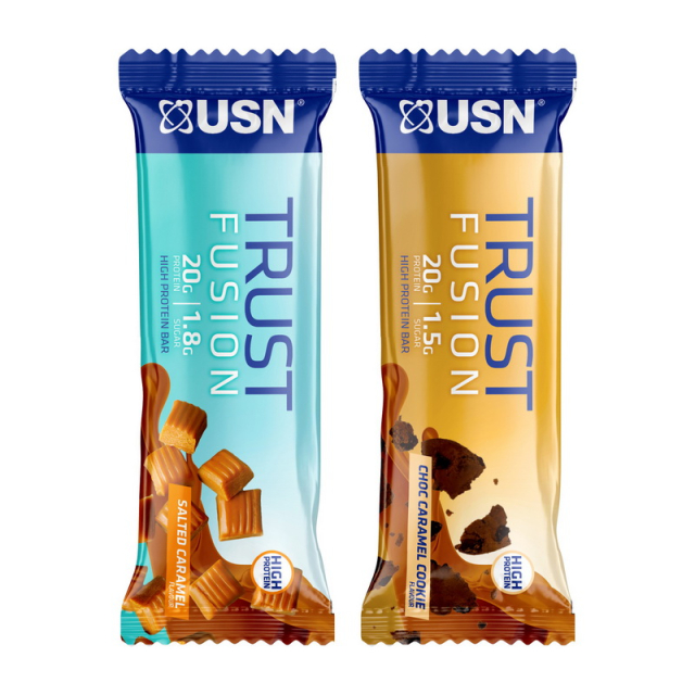 Trust Fusion Protein Bar (55 g)  choc cookies & caramel