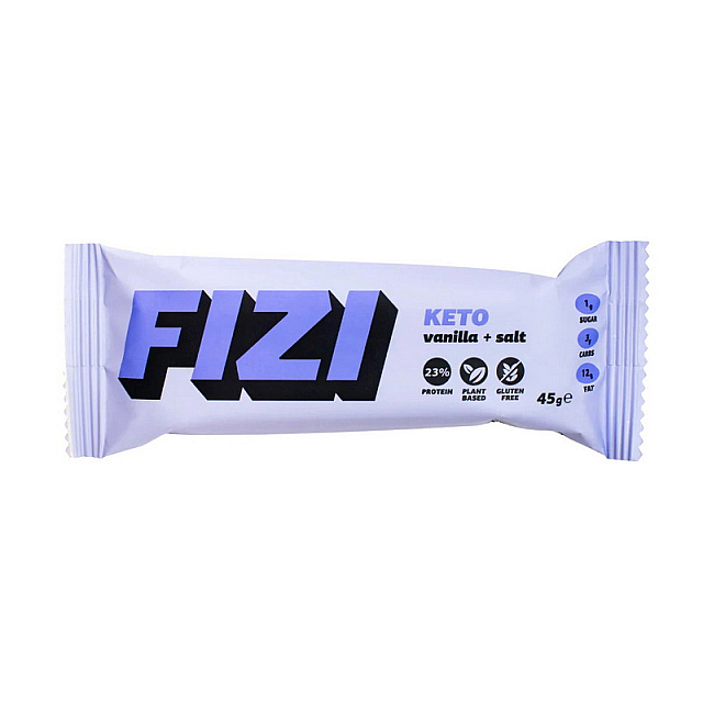 Fizi Keto Protein Bar (45 g)  Vanilla-salt