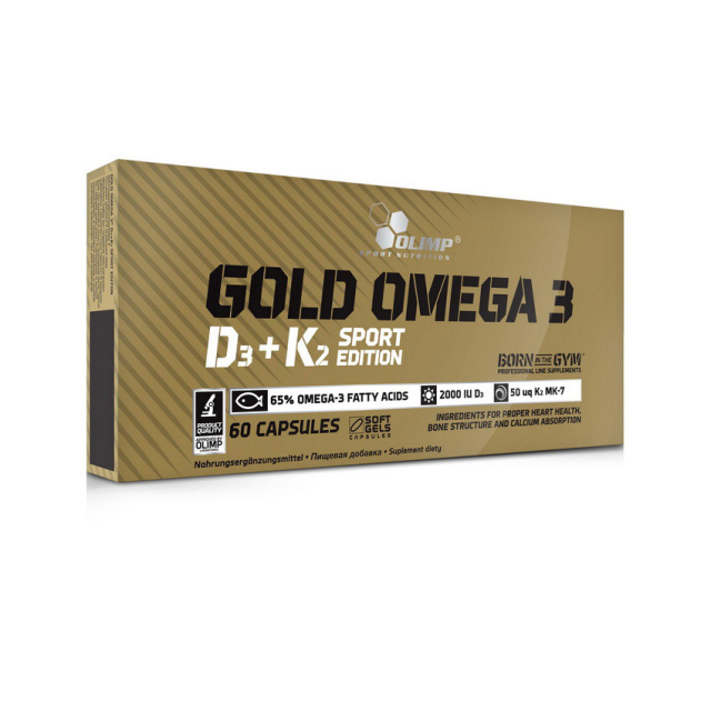 Gold Omega 3 D3+K2 sport edition (60 caps)  