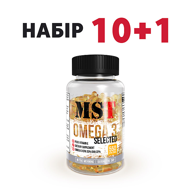 10+1 x Omega 3 Selected (110 softgels) (110 softgels)  