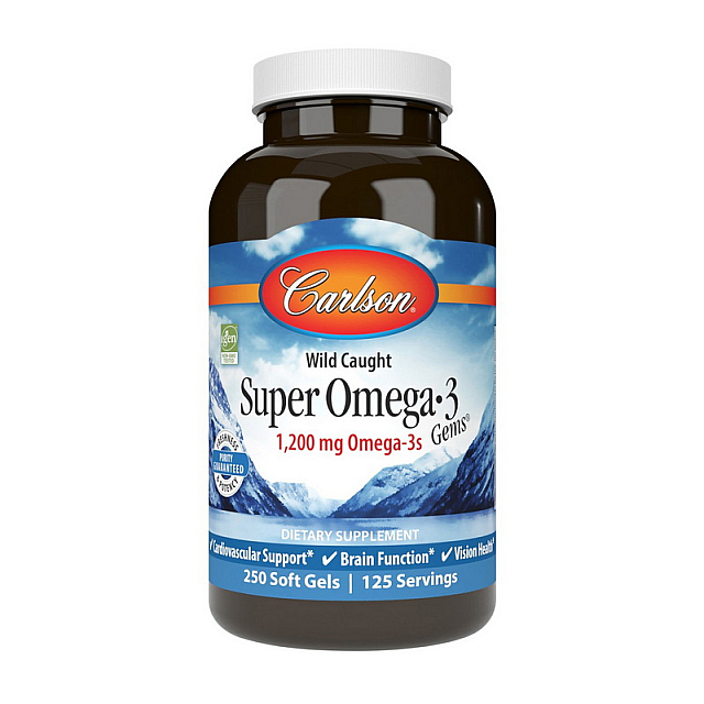 Super Omega 3 wild caught 1200 mg (250 sgels)  