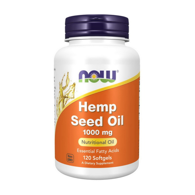 Hemp Seed Oil 1000 mg (120 softgels)  